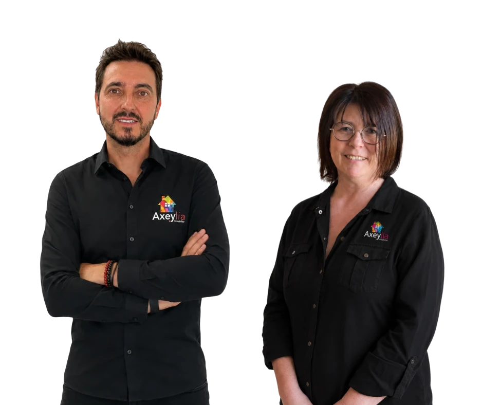Cédric et Nathalie, co-gérants d'Axeylia